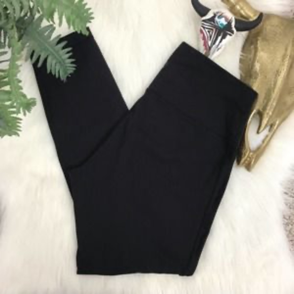 Lululemon Athletica Black High Waist Skinny Leg Legging  Pants -25" length (10)